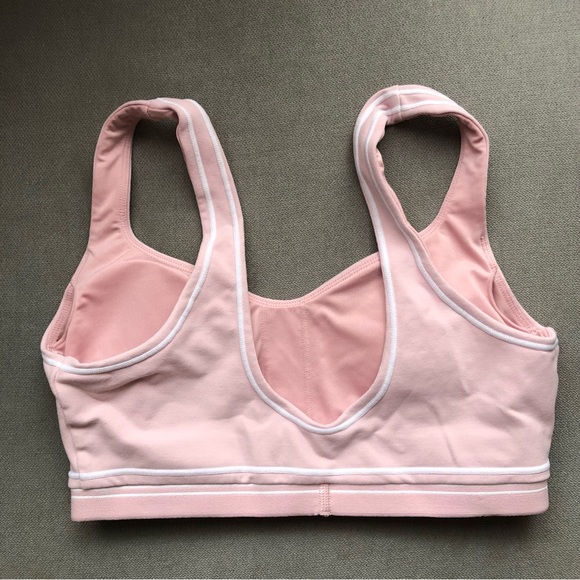 Alo Yoga Airbrush Heart Throb Bra Ballet Pink S - Picture 9 of 11
